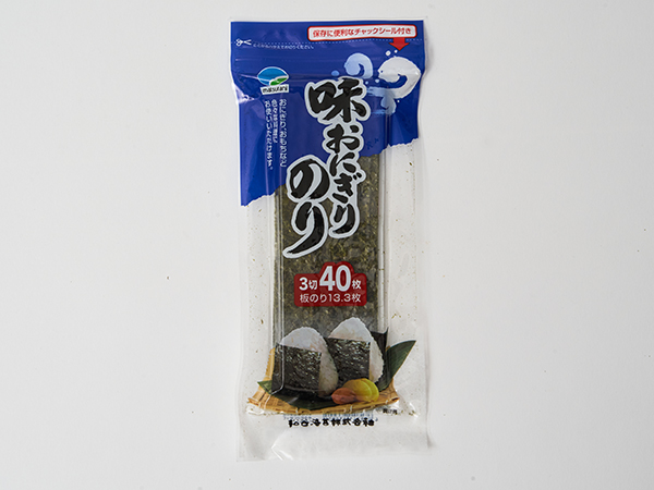 味おにぎりのり 3切40枚